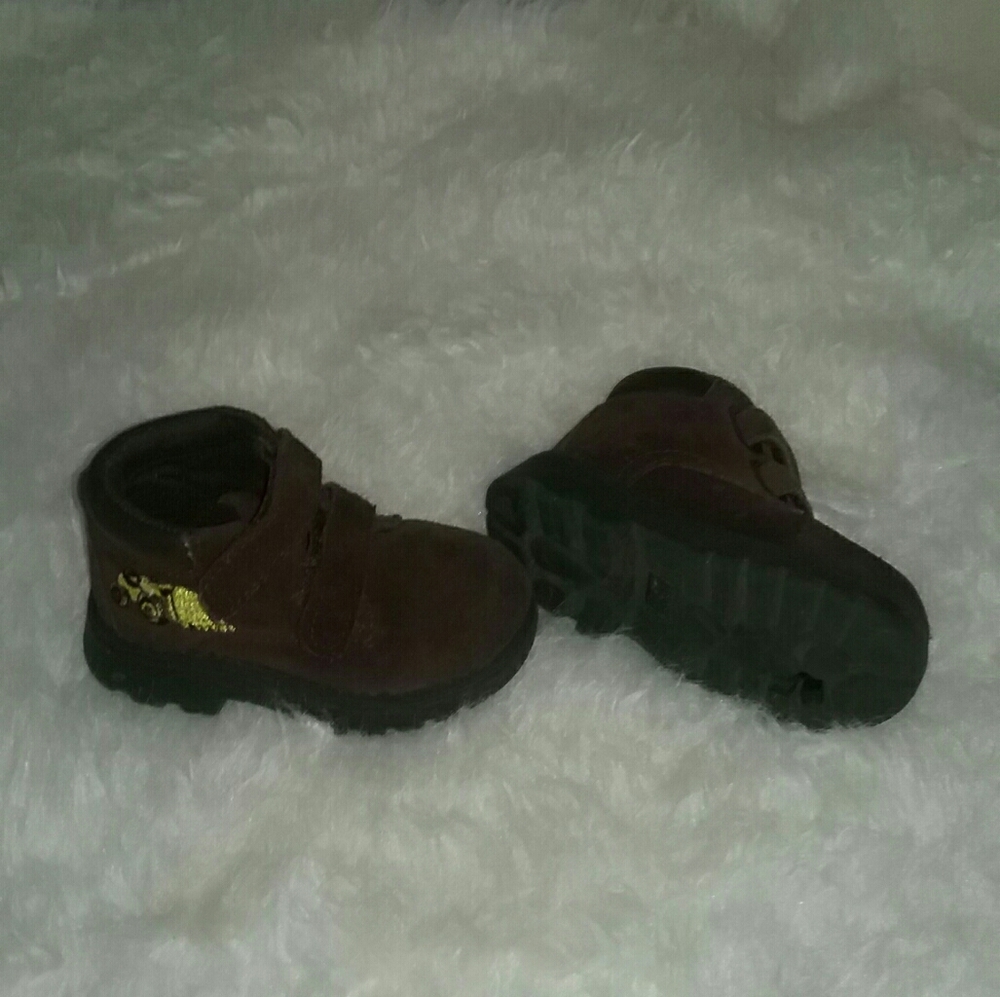 Little boys boots  suede brown #94